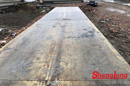 上海長(zhǎng)寧華陽(yáng)路3節(jié)14米二手地磅(自提)